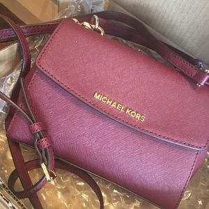 Michael Kors Merlot Sachel Bag